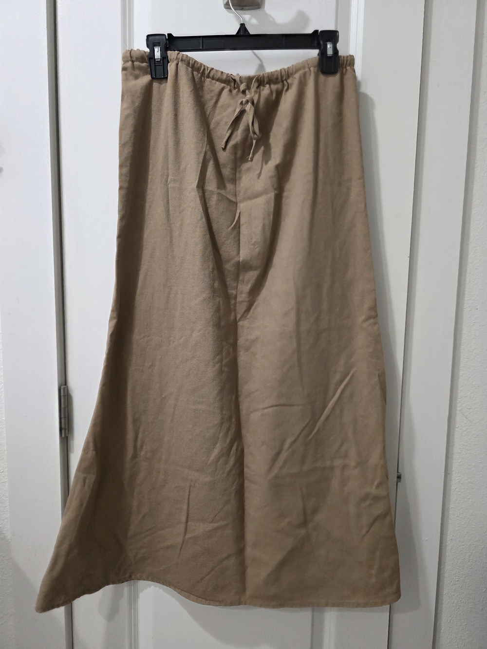 Shein Casual Drawstring Women’s Skirt — Tan Size L LIKE NEW